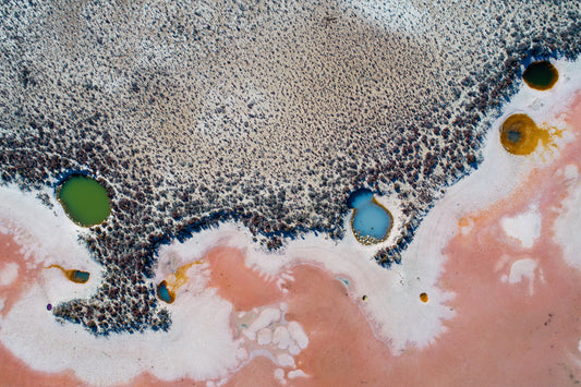 Australia coastline, abstract aerial patterns of sand and ocean textures, aerial photography – Sean Scott Photography