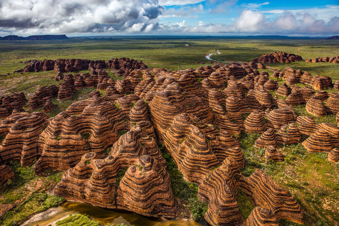 The Kimberley Western Australia, vast red sandstone ranges and rugged outback terrain, aerial photography – Sean Scott Photography