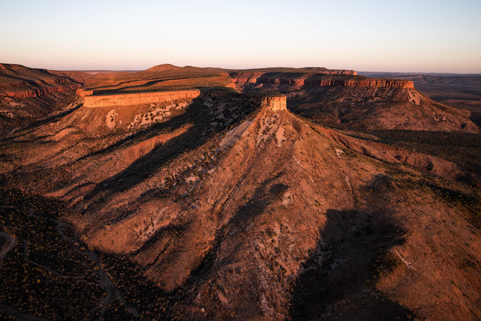 The Kimberley Western Australia, rugged red sandstone ranges and valleys, aerial photography – Sean Scott Photography