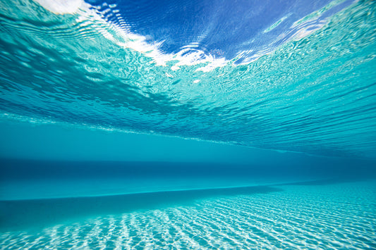 Western Australia coastline, large turquoise ocean wave forming from above, underwater photography – Sean Scott Photography