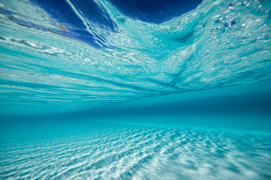 Western Australia coastline, turquoise ocean and reef patterns from above, aerial photography – Sean Scott Photography
