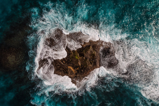 Western Australia coast, powerful ocean seascape with crashing waves, aerial photography – Sean Scott Photography